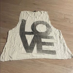 American Eagle LOVE Tank Top